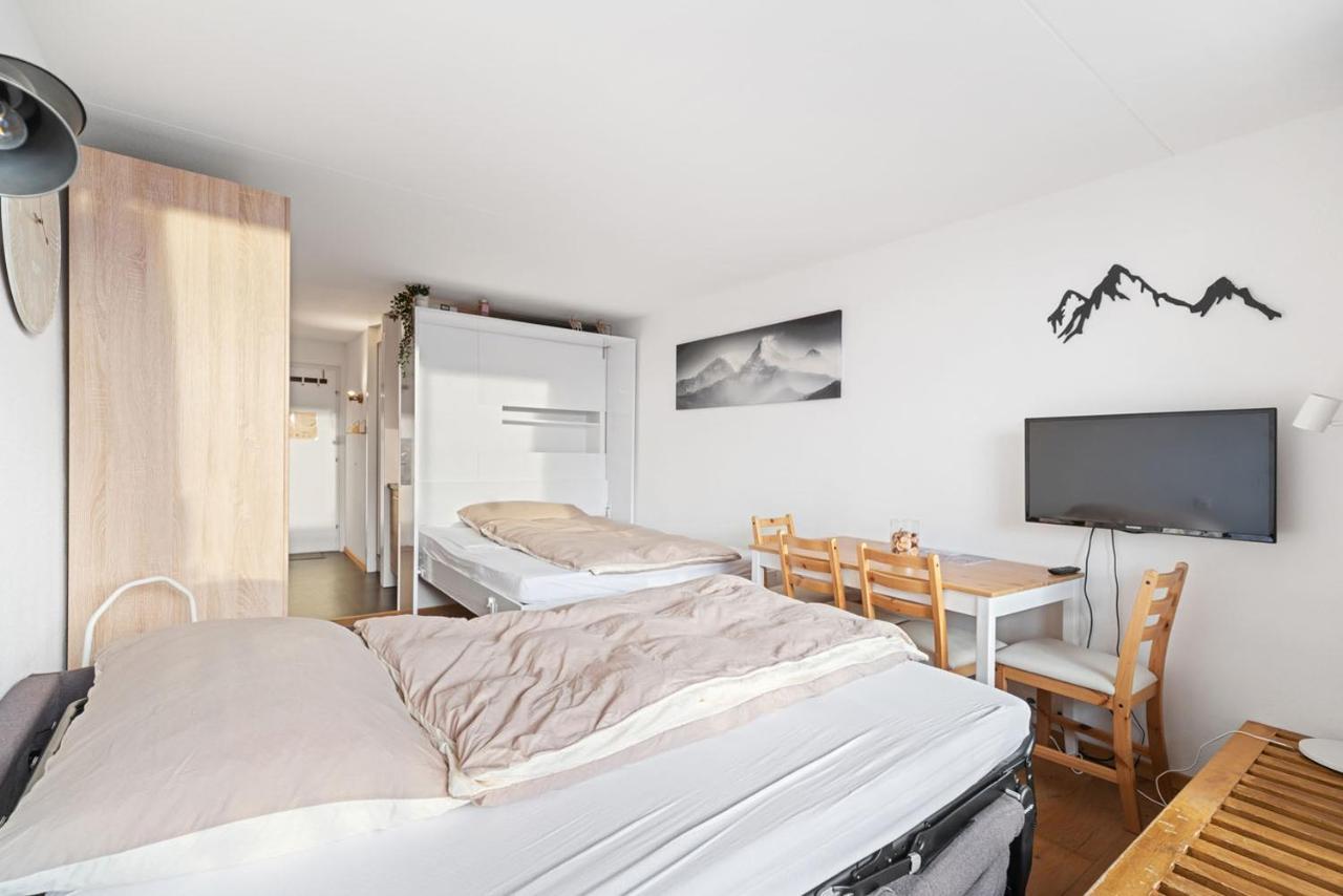 Chaleureux Studio A Anzere, Accessible A Ski, Proche De Tout Eksteriør billede