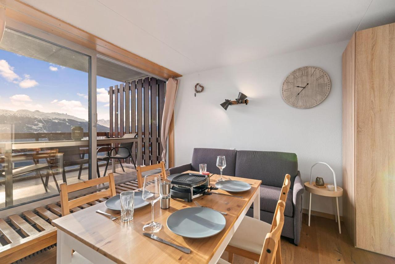 Chaleureux Studio A Anzere, Accessible A Ski, Proche De Tout Eksteriør billede
